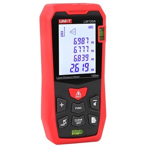 เครื่องวัดระยะเลเซอร์ UNI-T รุ่น LM100A เครื่องวัดระยะแบบเทปเลเซอร์ เครื่องมือวัดระยะ เครื่องมือวัดขนาด - Product Image 1
