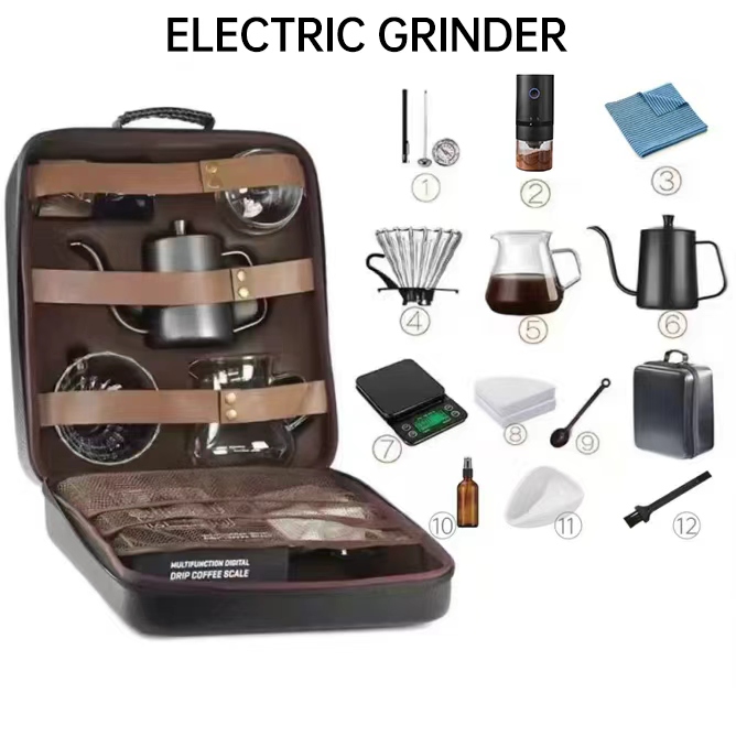 600 MLelectric  coffee  grinder set 12 pcs