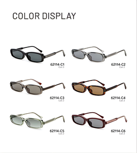 Gafas de Sol Retro Clásicas con Logotipo Personalizado, Protección UV400, Diseño de Marca, Montura Rectangular Pequeña de PC+CP, para Hombre y Mujer - Product Image 4