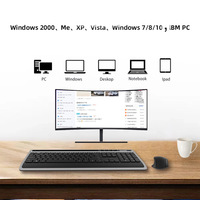Kablosuz klavye ve fare Combo,2.4 tutucu ile Tablet telefon G ergonomik kablosuz bilgisayar klavye, Windows ile uyumlu