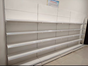 Estantería Metálica Perforada de Doble Cara, Diseño Moderno, Resistente, para Supermercado, con 5 Niveles, Montaje en Suelo - Product Image 5