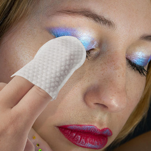 120 unidades/bolsa Almohadillas desechables de algodón para limpieza de microblading, protectores de dedos para limpieza de pigmentos de tatuajes de cejas y labios, uso en salón - Product Image 3