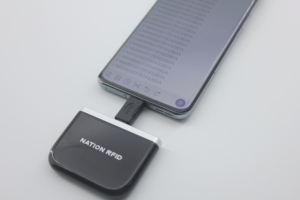 เครื่องอ่านบัตรมือถือแบบเสียบและเล่น เครื่องอ่านบัตรมือถือ OTG UHF RFID เหมาะสําหรับการติดตามสินทรัพย์ - Product Image 5
