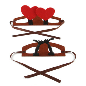 Diadema ajustable para mascotas, accesorio divertido y lindo para la cabeza <span class=keywords><strong>de</strong></span> perros y gatos, ideal para Halloween, Navidad, fiestas, cosplay y fotos. - Product Image 4
