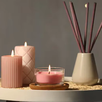Bougies Pilier en Cire de Soja à Prix d'Usine, Longue Durée de Combustion, Propres et Sans Fumée pour Hôtels, Églises, Décoration Domestique, Vente en Gros, Personnalisables