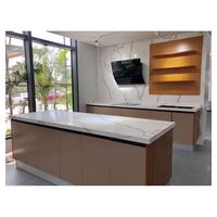 Armoires de cuisine en bois massif Prima, design classique, taille personnalisée pour villas de luxe et projets haut de gamme