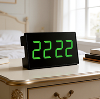 Minuteur numérique LED portable 10 secondes, rouge, pour jeux de défi, fêtes de famille, divertissement sportif et amusant