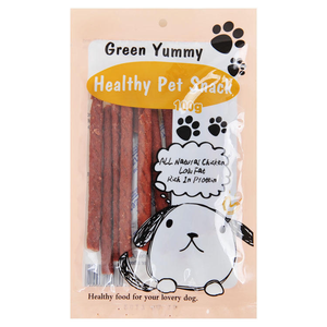 Green <span class=keywords><strong>Yummy</strong></span> 100g Palitos de pollo naturales-Golosinas para perros saludables, bajas en grasa y altas en proteínas para mascotas - Product Image 4