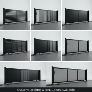 GINARI - Puerta Corredera Automática Moderna de Aleación de Aluminio para Jardín de Villa, Entrada de Vehículos Residencial, Puerta Principal de Seguridad Eléctrica - Product Image 6