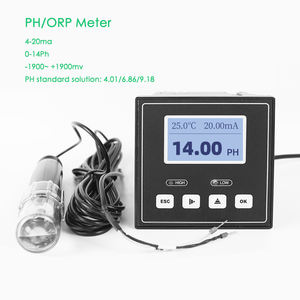 पीने का पानी उपचार क्लोरीन परीक्षक ऑनलाइन ऑर्म्प मीटर नियंत्रक 4-20 मा के साथ ph जांच मीटर इलेक्ट्रोड टीड सेंसर - Product Image 3