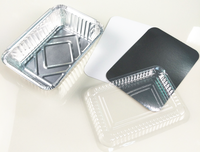 Boîtes à repas jetables en aluminium 1000 ml, boîtes à emporter, contenants alimentaires de qualité restaurant