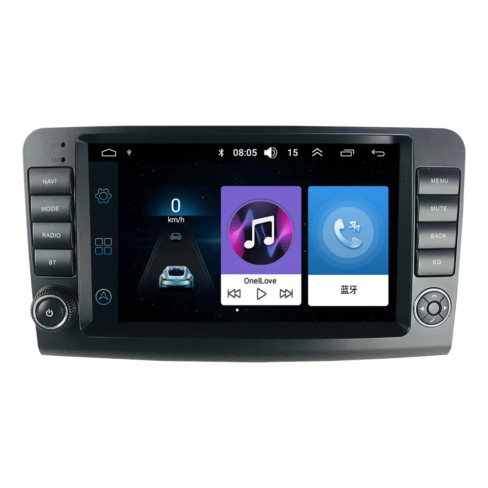 Autoradio Android 11 2 Din pour Mercedes Benz classe M Ml W164 X164 Ml350 Ml300 Gl500 Ml320 Ml280 Gl350 Gl450 stéréo multimédia