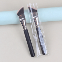 Poudre de maquillage de fond de teint tridimensionnel de haute qualité outils de maquillage professionnels pinceaux complets de maquillage à tête plate magique