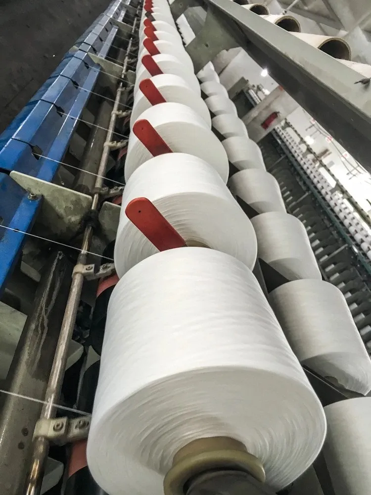 TC65/35 Benang Polyester/Cvc 80/20 Pc atau Katun Benang Campuran Dalam Menenun untuk Pabrik