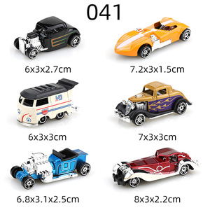 Lot <span class=keywords><strong>de</strong></span> 6 mini-voitures en alliage moulé sous pression <span class=keywords><strong>à</strong></span> l'échelle 1:64, véhicules <span class=keywords><strong>de</strong></span> course <span class=keywords><strong>à</strong></span> <span class=keywords><strong>roues</strong></span> libres, petits modèles métalliques coulissants, jouet très prisé - Product Image 4