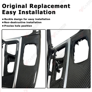 Copertura Rivestimento Premium in Fibra di Carbonio per Console Centrale per BMW X3 G01 X3M F97 Competition OEM 2018-2021 - Product Image 2