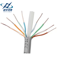 Câble Ethernet de réseau LAN OUFU Cat5e blindé multibrins CCA 1000 pouces 23/24AWG en cuivre UTP STP Cat5e/Cat6/Cat6a/Cat7