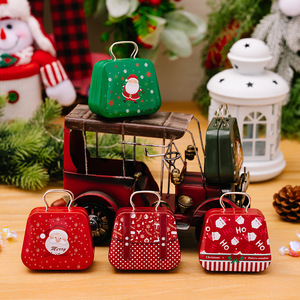 Artículos de Decoración Navideña Hao Bei, Bolsos de Hojalata, Cajas de Dulces, Regalos para Niños, Cajas Pequeñas de Hojalata, Mini Carteras de Mano - Product Image 3