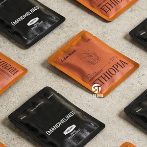 ถุงกระดาษคราฟท์บรรจุภัณฑ์กาแฟหรูหราแบบกำหนดเองจำนวนน้อย พร้อมริบบิ้นปิดผนึก ขั้นต่ำ 1000 ชิ้น - Product Image 3