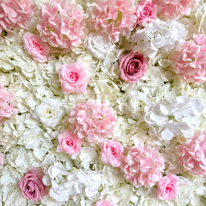 Mur de fleurs artificielles en soie romantique et rêveuse, fait main en 3D/5D, pour mariage, Noël, Saint-Valentin - Product Image 2