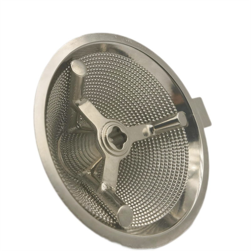 Конический фильтр из нержавеющей стали с отверстиями для распределения частиц
