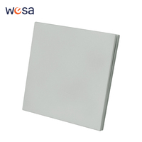 Interruptores de Pared WESA Ultrafinos EU de 1 Vía, Interruptor de Luz de Lujo Moderno con Botón Pulsador