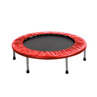 Trampolín Elástico SHENGDE con Red de Protección para Niños, Unisex, para Exteriores, Parque de Fitness, Equipo de Ejercicio, Gimnasio, 6 pies, 8 pies, Uso Comercial