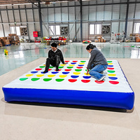 Jeux gonflables personnalisés, tapis de jeu gonflable géant, tapis de jeu interactif en PVC pour adultes et adolescents, jeux d'équipe en plein air