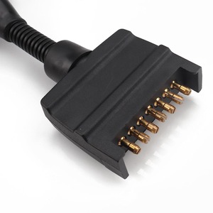7 Pin To 12 Pin Trailer Connector <b>Adapter</b> <b>Plug</b> Socket DC ABS Material <b>Plug</b> In Connection - Product Image 5