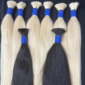 Cabelo 12a kelas Virgin mentah ganda ditarik rambut manusia Vietnam pirang untuk Mega nya 300 gram 70cm Cheveux Cabello Humano Natural