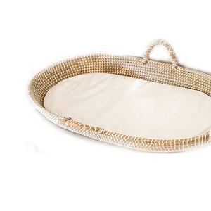 Panier à <span class=keywords><strong>langer</strong></span> pour bébé en jonc de mer tissé, surmatelas à <span class=keywords><strong>langer</strong></span> pour <span class=keywords><strong>commode</strong></span> - Product Image 3