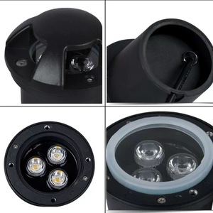 Lumière LED étanche pour terrasse, escalier, jardin, éclairage <span class=keywords><strong>extérieur</strong></span> encastré dans le sol - Product Image 2