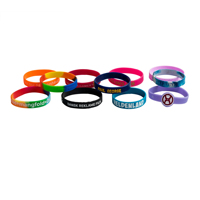 Dropshipping Products 2025 Color Mixing Rubber Cross Marble Bracelet Mix Color Silicone Wristband Fathers Day Gifts
