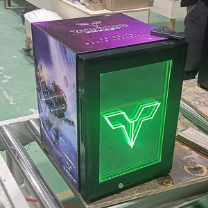 Meilleures ventes 2025 Mini réfrigérateur LED 21L Porte en <span class=keywords><strong>verre</strong></span> personnalisée Compresseur mécanique pour boissons fraîches - Product Image 3