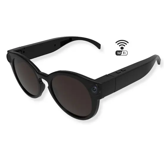 Amazon Hot Sale 1080P HD Smart Video Glasses UV 400 Polarized WIFI Camera Sun Glasses for Outdoor Sports