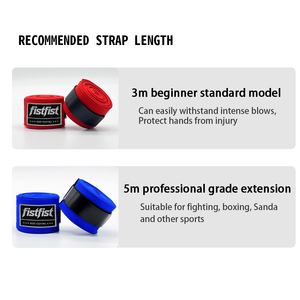 Fabrication OEM ODM, logo personnalisé, vente directe d'usine, bandages en coton pour les mains, 5 m, respirants, pour la <span class=keywords><strong>boxe</strong></span>, le Muay Thai, le kickboxing, le MMA - Product Image 5
