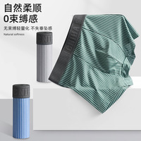 Caleçons Boxers Rayés sans Coutures pour Hommes, Taille Moyenne, Très Élastiques, Confortables et Respirants, Shorts pour Jeunes
