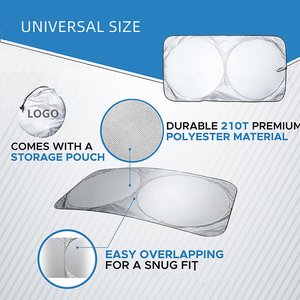 Xiangta Moonshuttle Ô Phong Cách Di Động Có Thể Gập Lại Dù Để Che Nắng Phía Trước Che Nắng UV Bảo Vệ Xe Kính Chắn Gió Ngoài Trời - Product Image 6