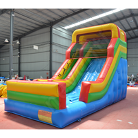 Toboggan gonflable double voie de haute qualité |   Matériau PVC durable, parfait pour les fêtes et les divertissements en plein air