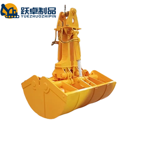 Bucket Excavator Clamshell untuk Penanganan Muatan Lumpur Sungai dan Sampah, Kapasitas 3CUM, Material Q345B+NM400+WH60, Merk Yuezhuo, 6T-30T - Product Image 5
