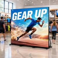 Pantalla LED para Interiores Full HD, P2.5 SMD GOB 640x1920mm, Unidades Múltiples para Ensamblaje, Señalización Digital para Centros Comerciales y Aeropuertos, 1200cd