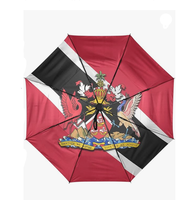 Parapluie imperméable à bas prix avec drapeau de Saint-Vincent-et-les-Grenadines pour l'extérieur, ouverture et fermeture automatiques, revêtement anti-UV
