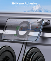 Soporte Magnético Plegable Universal para Teléfono, Soporte Adhesivo Portátil 3M para Parabrisas de Coche, Tablero, Cinta de Correr, Escritorio
