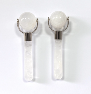 ลูกกลิ้งนวดหน้าหยกขาวธรรมชาติแบบหัวเดียว - Product Image 4