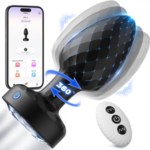Waterproof Anal Plug APP Remote Control Vibration Post <strong>Coitus</strong> Massage SM Silicone Sex Toy - Product Image 1