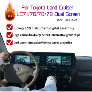 Para Toyota Land Cruiser Serie LC70 2007-2022 Cubierta de Salpicadero Estilo de Actualización Antiguo/Nuevo LC76/79 Accesorio <span class=keywords><strong>Interior</strong></span> de <span class=keywords><strong>Coche</strong></span> - Product Image 6