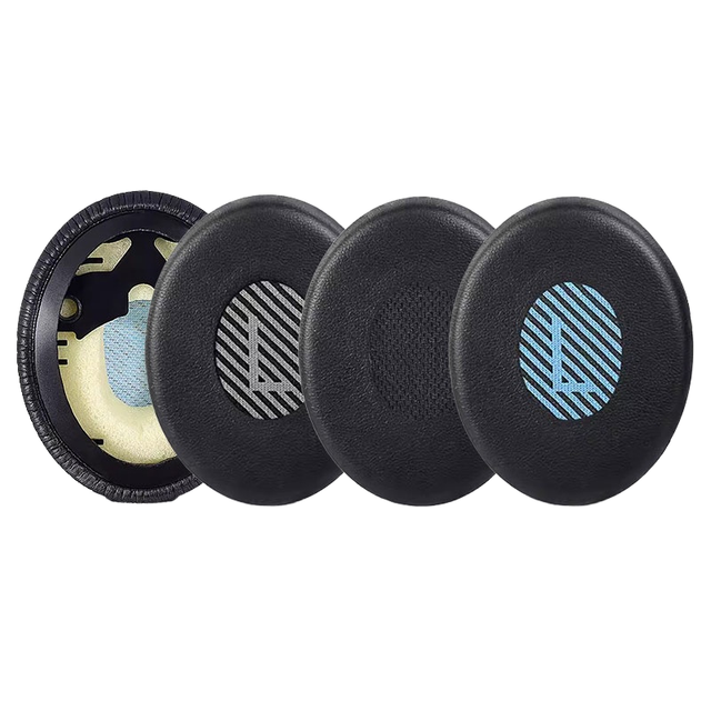 Aide Replacement Breathable Dustproof Protein Leather Ear Pads Cushions for Jabra Evolve 65UC Headphones