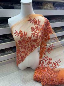Ribete de Encaje de Poliéster Floral con Cuentas de Cristal, <span class=keywords><strong>Lentejuelas</strong></span> y Pedrería para Vestidos de Novia y Niños - Product Image 3