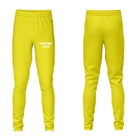 Celana Kuning Kustom Katun Double Jersey Regular Fit Tanpa Lengan Cetak Digital XS-3XL Pakaian Olahraga Manufaktur Pakaian