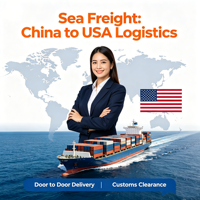 Réservation de Fret Maritime Garantie LCL+Express DDP Chine vers États-Unis avec Transit de 15 à 25 Jours pour la Saison de Pointe